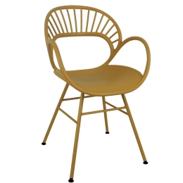 Πολυθρόνα Rudy 139-000022 57x49x88cm Yellow