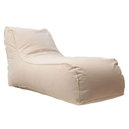 Πουφ Αδιάβροχο Lara 056-000082 60x135x70cm Beige
