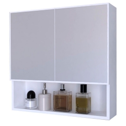 Καθρέπτης Μπάνιου Με Ντουλάπι Zante 120-000288 70x17x70cm White Μοριοσανίδα, Μελαμίνη