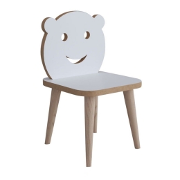 Καρέκλα Παιδική Jerry 120-000289 30x30x47cm White-Natural