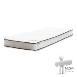 Στρώμα Levander Bonnel Springs Roll Pack 100-000013 Μονής Όψης 100x200cm White-Grey Μονό