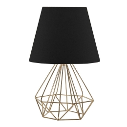Φωτιστικό Επιτραπέζιο PWL-1143 Ε27 Φ22x37cm Black-Gold