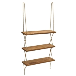 Ραφιέρα Τοίχου Anaba 120-000054 48,5x12x109cm Walnut