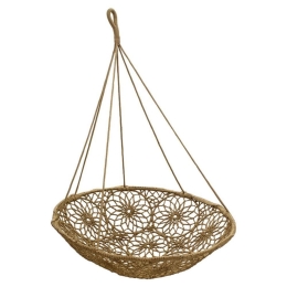 Αιώρα-Κούνια Baylee 220-000003 Από Σχοινί Φ102x140εκ Beige