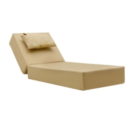 Μαξιλάρι Ξαπλώστρας Sadie 211-000002 65x185x20cm Beige