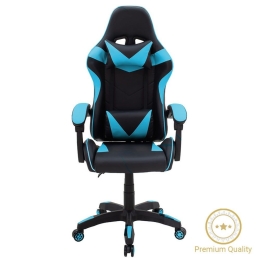 Καρέκλα Γραφείου Gaming Leoni 232-000006 62x56x129/139cm Black-Blue