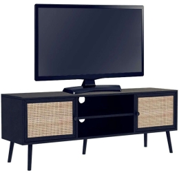 Έπιπλο Τηλεόρασης Oslo 086-000018 150x39x49cm Black-Natural
