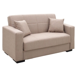 Καναπές - Κρεβάτι Vox 213-000023 Διθέσιος 148x77x80cm Beige