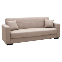 Καναπές - Κρεβάτι Vox 213-000022 Τριθέσιος 212x77x80cm Beige