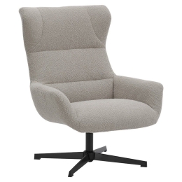 Πολυθρόνα Anesis 106-000021 Με Ύφασμα Μπουκλέ 80x82x103cm Beige