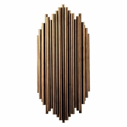 Φωτιστικό Τοίχου - Απλίκα PWL-1209 071-001491 Ε14 22x11x50cm Gold
