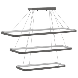 Φωτιστικό Οροφής PWL-1171 099-000152 LED 3000K 80x40x67cm Silver