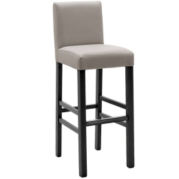 Σκαμπό Μπαρ Bari 047-000052 42x46x110cm Grey-Black