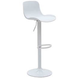 Σκαμπό Μπαρ Walden 127-000088 40x43x80/100cm White