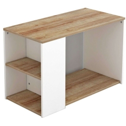 Τραπέζι Σαλονιού Hattie 230-000006 80x40x50cm Natural-White