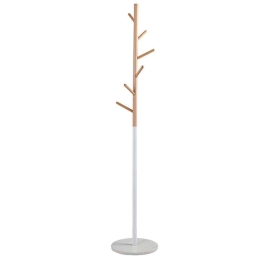 Καλόγερος Luca 226-000017 Φ37x170cm Natural-White Μέταλλο