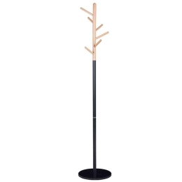 Καλόγερος Marianna 226-000022 Φ37x169cm Natural-Black Μέταλλο