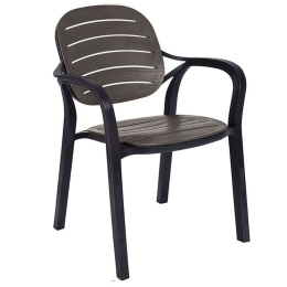 Πολυθρόνα Gentle 253-000046 60x60x82cm Anthracite