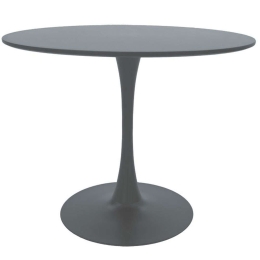 Τραπέζι Balou 127-000095 Φ100x75cm Anthracite Mdf,Μέταλλο