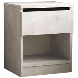 Κομοδίνο Complete 176-000116 40x35,5x46cm Antique Grey-Wenge