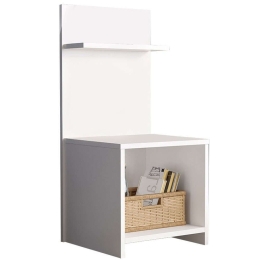 Κομοδίνο Με Ράφι Aveline 176-000092 44,5x41,8x90cm White