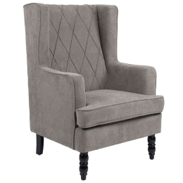 Πολυθρόνα - Μπερζέρα Efficient 255-000018 72x97x100cm Grey-Black