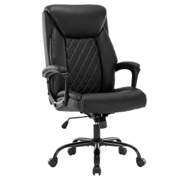 Πολυθρόνα Γραφείου Διευθυντή Victory 256-000005 64,5x72,5x110/118cm Black