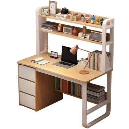 Γραφείο Εργασίας Soco 072-000076 120x50x144cm Natural-White