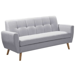 Καναπές Τριθέσιος Decency 035-000077 203x75x86cm Grey