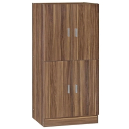 Παπουτσοθήκη Felicity 249-000031 60x32x127cm Walnut Μοριοσανίδα