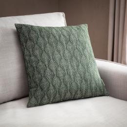 Μαξιλαροθήκη Διακοσμητική Peacock 935/ 30 Pine Green Gofis Home 50Χ50 Βαμβάκι-Ακρυλικό