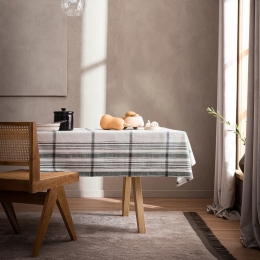 Τραπεζομάντηλο Pic Nic 885 15 Anthracite Gofis Home 135X135cm Βαμβάκι-Πολυέστερ