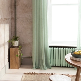Κουρτίνα Combe 502/ 38 Με Τρουκς Sea Glass Gofis Home 140X280 Πολυέστερ