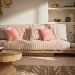 Ριχτάρι Lined 390/ 08 Tree Brown Gofis Home Διθέσιο 180x250cm Βαμβάκι-Πολυέστερ