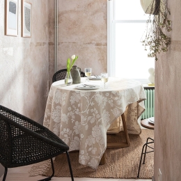 Τραπεζομάντηλο Mariam 546 Beige Gofis Home 150Χ220 Βαμβάκι-Πολυέστερ