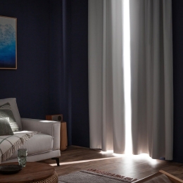 Κουρτίνα 641 Με Τρουκς - Κρίκους Grey Gofis Home 140X280 Microfiber