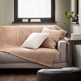 Ριχτάρι 150 04 Gold Beige Gofis Home Πολυθρόνα 180x180cm Βαμβάκι-Πολυέστερ