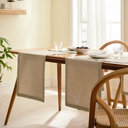 Runner Norah 370/06 Linen Gofis Home 37X160 37x160cm Βαμβάκι-Πολυέστερ