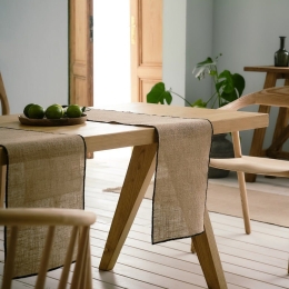 Runner Naval 429/14 Carbon Black Gofis Home 30X150 Jute