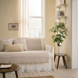 Ριχτάρι Liberta SS23 841/52 Willow Beige Gofis Home Διθέσιο 180x250cm 100% Πενιέ Βαμβάκι