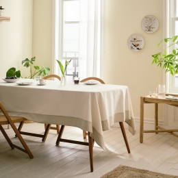 Τραπεζομάντηλο Norah 370/05 Off White Gofis Home 135X180cm Βαμβάκι-Πολυέστερ