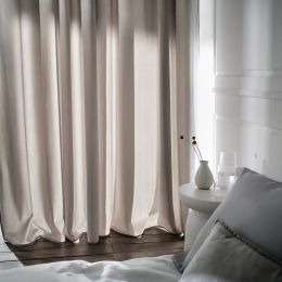 Κουρτίνα Winter 711/34 Με Σιρίτι Water Grey Gofis Home 140X280 Πολυέστερ