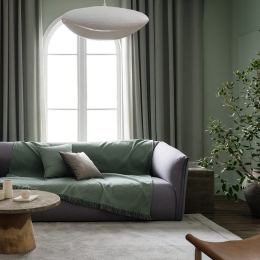 Ριχτάρι Storm 362/07 Dish Green Gofis Home Διθέσιο 180x250cm Πολυέστερ