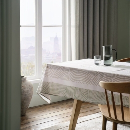 Τραπεζομάντηλο Yara 548/46 Dish Green Gofis Home 145X145 Βαμβάκι-Πολυέστερ