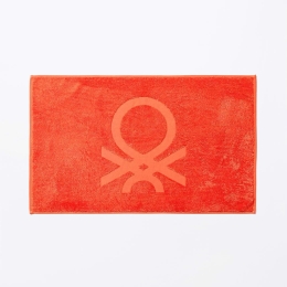 Ταπέτο Μπάνιου 20.21.0508 50X80cm 750GSM Cotton Red Tevere Benetton 50X80cm 100% Βαμβάκι