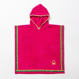 Πόντσο Kids 85X85 Pink Benetton