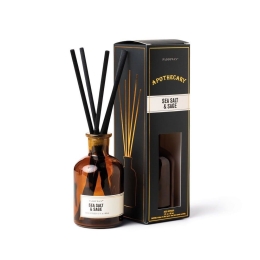 Αρωματικό Χώρου Με Στικς Apothecary Diffuser Sea Salt And Sage 88ml Paddywax Γυαλί