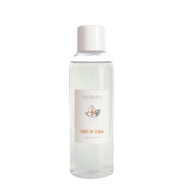 Refill Για Αρωματικό Χώρου Blanc Diffuser Mint Of Cuba 200ml Mr & Mrs Fragrance Πλαστικό