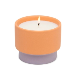 Κερί Σόγιας Αρωματικό Color Block Violet And Vanilla 170gr Σε Κεραμικό Δοχείο Paddywax Κερί Σόγιας