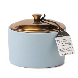 Κερί Σόγιας Αρωματικό Hygge Teakwood And Jasmine 141gr Σε Κεραμικό Δοχείο Με Καπάκι Paddywax Κερί Σόγιας